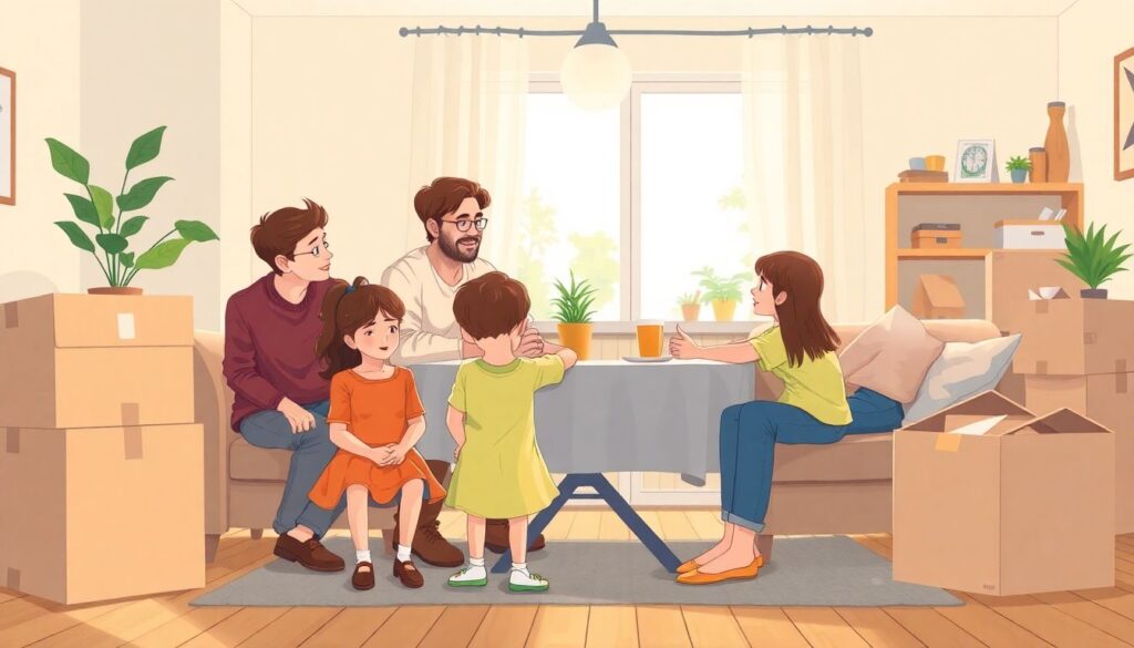 Как переезд влияет на семейные отношения и адаптацию детей - иллюстрация