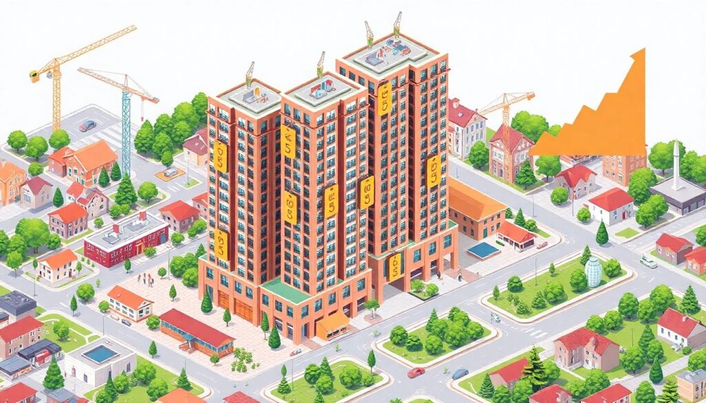 Инвестиции в недвижимость в районе с хорошей инфраструктурой - иллюстрация