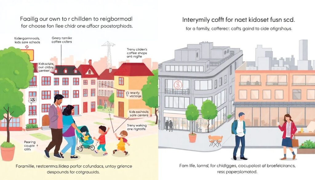Где жить в большом городе: сравнение районов по качеству жизни - иллюстрация